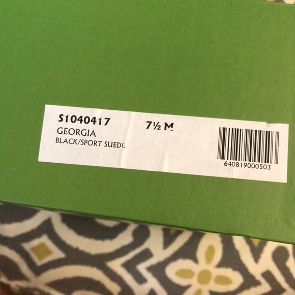 Kate Spade Peep Toe Black Suede Pump - Picture 7 of 8